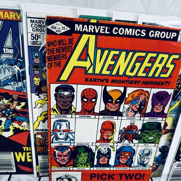 Avengers 202 208 210 214 218-221 225-226 228-231 234 250 242 Lot - Picture 8 of 8